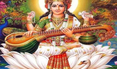 वाणी की देवी माँ सरस्वती की पूजा के साथ बसंत ऋतु का स्वागत