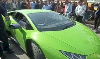 राजस्थान पुलिस ने 5 करोड़ की कार का काटा चालान