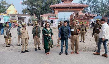 व्यय प्रेक्षक पनवीर सैनी ने किया सीमावर्ती क्षेत्र रूपईडीहा का भ्रमण