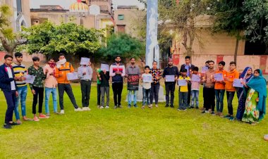 एबीवीपी कार्यकर्ताओं ने पोस्टर अभियान शुरू किया