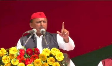 चुनावी संबोधन में अखिलेश ने मुख्यमंत्री योगी और मोदी पर जमकर किया प्रहार