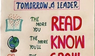 नंदिनी ने जीती पोस्टर मेकिंग प्रतियोगिता।