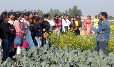 एमडीयू के विद्यार्थियों ने जाने प्राकृतिक खेती के गुर।