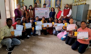 हिंदू कॉलेज की एनएसएस इकाई का साक्षरता अभियान संपन्न