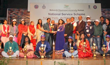 राष्ट्रीय एकता शिविर संपन्न, ग्रुप डांस में हरियाणा प्रथम, गायन में जम्मू कश्मीर की अनु ने मारी बाजी।