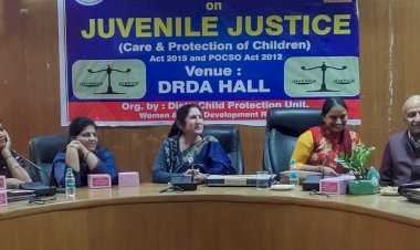 किशोर न्याय अधिनियम जागरूकता पर कार्यशाला आयोजित।
