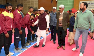 पूर्व मंत्री मनीष ग्रोवर ने किया ऑल इंडिया इंटर यूनिवर्सिटी कबड्डी प्रतियोगिता का शुभारंभ।