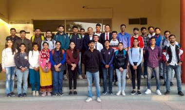 जीजेयू में अभ्यास सत्र आयोजित।