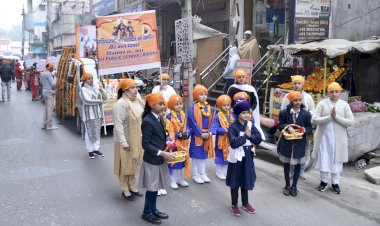 वीर बाल दिवस पर नगर कीर्तन आयोजित।