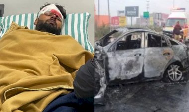 ऋषभ पंत दिल्ली-देहरादून हाइवे पर कार दुर्घटना में ज़ख़्मी
