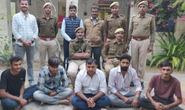 मादक पदार्थों की तस्करी में वांछित इनामी तस्कर चार साथियों समेत गिरफ्तार, स्कॉर्पियो जप्त*