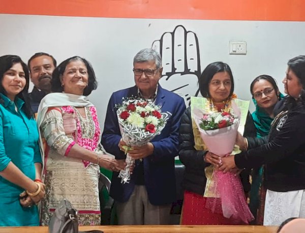 विधायक बतरा ने नवनियुक्त कांग्रेस पदाधिकारियों को शुभकामनाएं दी।