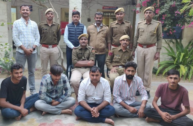 मादक पदार्थों की तस्करी में वांछित इनामी तस्कर चार साथियों समेत गिरफ्तार, स्कॉर्पियो जप्त*