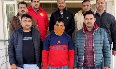 इनामी आरोपी गिरफ्तार, एक करोड़ 15 लाख रुपये की कॉपर वायर से भरा ट्रक लूटने में था शामिल।
