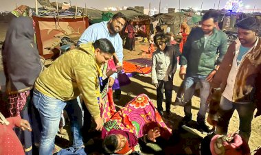 आप नेता पीयूष शर्मा के मार्ग निर्देशन में चलाई कंबल वितरण की मुहिम।