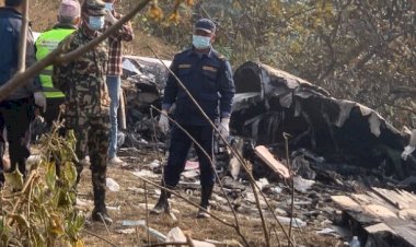 नेपाल के पोखरा में विमान दुर्घटना के बाद का हाल