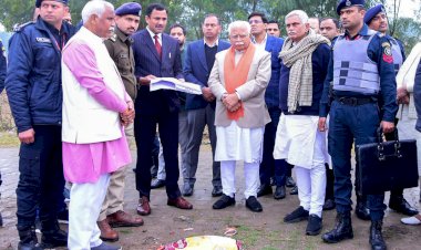 आमजन को बेहतर मूलभूत सुविधाएं देने के लिए राज्य सरकार प्रतिबद्घः मुख्यमंत्री मनोहर लाल