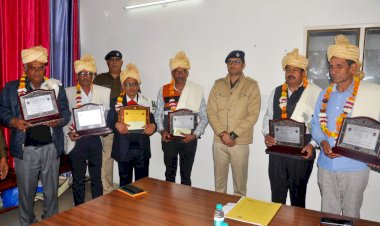 रोहतक पुलिस के 7 अधिकारी/कर्मचारी सेवानिवृत्त।