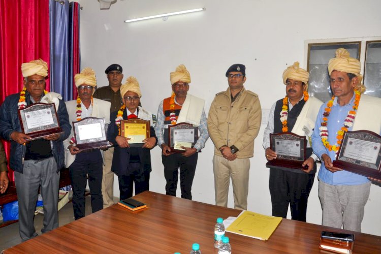 रोहतक पुलिस के 7 अधिकारी/कर्मचारी सेवानिवृत्त।