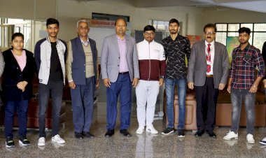 कैंपस प्लेसमेंट ड्राइव में गुरुग्राम विश्वविद्यालय के विद्यार्थियों का विभिन्न कंपनियों में चयन।