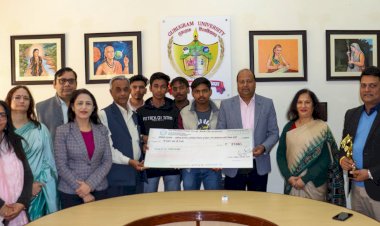 हरियाणा फिल्म महोत्सव में जीयू के विद्यार्थियों ने मचाई धूम, जीते 4 अवार्ड।