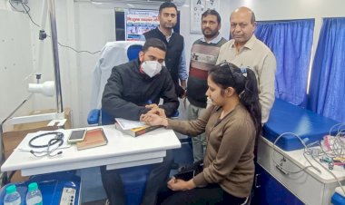 स्वास्थ्यजांच शिविर में 62 की जांच हुई