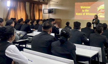 बर्गर किंग ने लिया एसआइएचएम के विद्यार्थियों का जॉब इंटरव्यू।