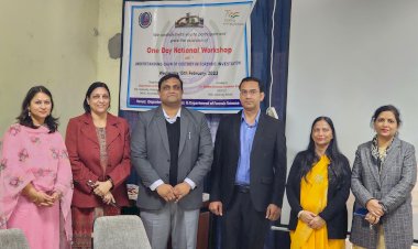 फॉरेंसिक साइंस विभाग में कार्यशाला आयोजित