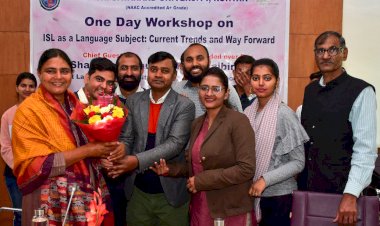 सांकेतिक भाषा के महत्व के बारे में समाज में जागरूकता बढ़ाने की जरूरतः डॉ. शरणजीत कौर