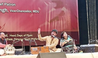 टैगोर सभागार में सूफियाना गीतों पर झूमे संगीत प्रेमी।