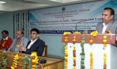 पब्लिक पॉलिसीज एंड गवर्नेंस इन इंडिया पर राष्ट्रीय कॉन्फ्रेंस संपन्न।