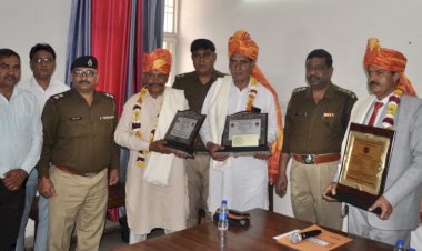 रोहतक पुलिस के तीन अधिकारी सेवानिवृत