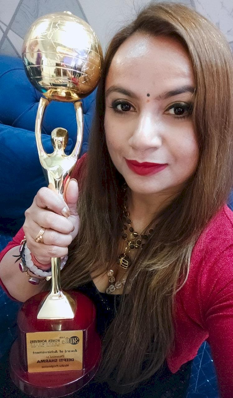 डॉ. दीप्ति शर्मा को नेशनल वीमेन अचीवर्स अवार्ड से नवाजा गया।