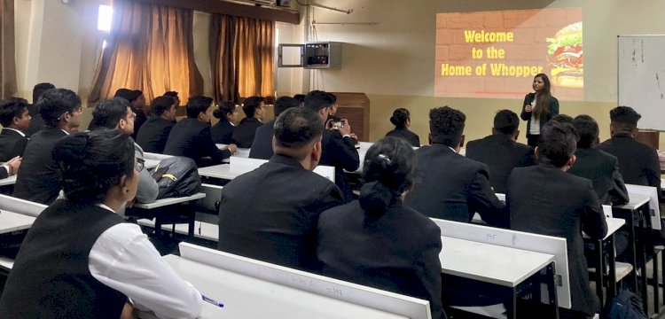 बर्गर किंग ने लिया एसआइएचएम के विद्यार्थियों का जॉब इंटरव्यू।