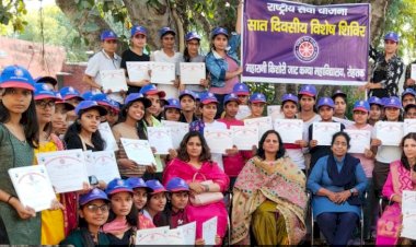 एमकेजेके में एनएसएस का सात दिवसीय विशेष शिविर संपन्न।