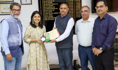 जीजेयू की निमिषा ने राष्ट्रीय युवा महोत्सव में फोटोग्राफी प्रतियोगिता में जीता स्वर्ण पदक।