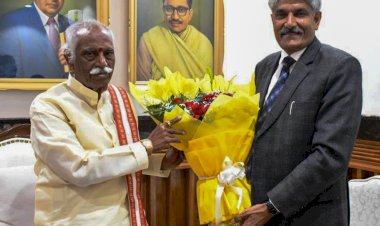 राज्यपाल बंडारू दत्तात्रेय से भेंट की कुलपति प्रो. राजबीर सिंह ने।