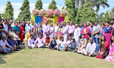 एमडीयू में होली मिलन समारोह आयोजित।