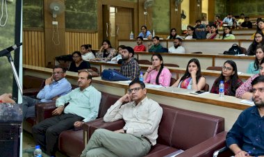 शोध प्रविधि कार्यशाला में आईपीआर तथा पेटेंट विषय पर विशेष व्याख्यान।