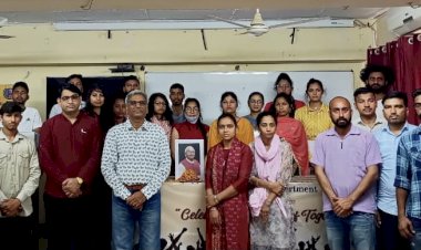 पत्रकारिता विभाग में दी डॉ. वैदिक को श्रद्धांजलि।