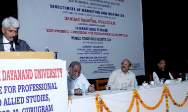 वस्तुओं और सेवाओं को पर्यावरण के अनुकूल बनाने की जरूरतः कुलपति प्रो. राजबीर सिंह