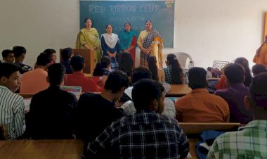 हिंदू कॉलेज में विद्यार्थियों को मानसिक स्वास्थ्य के प्रति जागरूक किया।