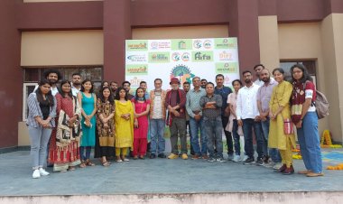 पत्रकारिता के विद्यार्थियों ने छठे हरियाणा अंतर्राष्ट्रीय फिल्म फेस्टिवल में भाग लिया