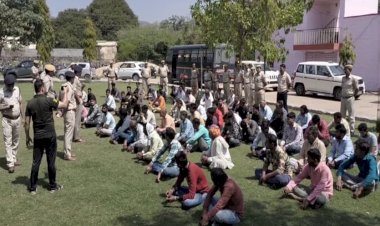 बूंदी पुलिस की 65 टीमों के 400 पुलिसकर्मियों का छापा, अलग-अलग जगह से 281 अपराधी पकड़े