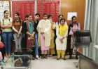 छात्राओं ने किया जिला विकास भवन का शैक्षणिक भ्रमण।