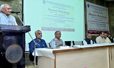 देश और समाज के विकास के लिए वैज्ञानिक शोध जरूरी: प्रो. एस.के. तोमर Girish Saini Reports