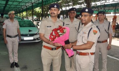 नवनियुक्त पुलिस अधीक्षक हिमांशु गर्ग ने संभाला कार्यभार