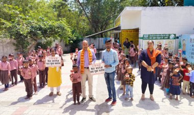 देवरी रुखारा पहुँचा नशामुक्ति का अमृत कलश -