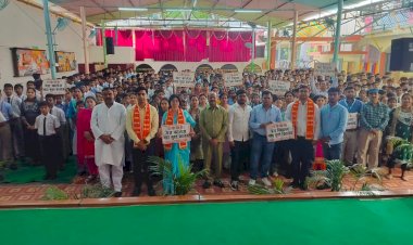 त्रिवेणीनगर में नशामुक्त संकल्प सभा का आयोजन हुआ