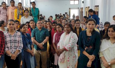 डॉ. आंबेडकर के जन्मदिन पर विस्तार व्याख्यान आयोजित।